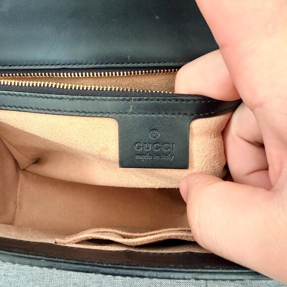 Authentic Gucci Padlock GG Chain Shoulder Bag - Picture 10 of 14